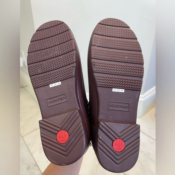 Hunter, 6, plum purple studded buckle moto waterproof midrise rain boots EUC - Picture 10 of 12